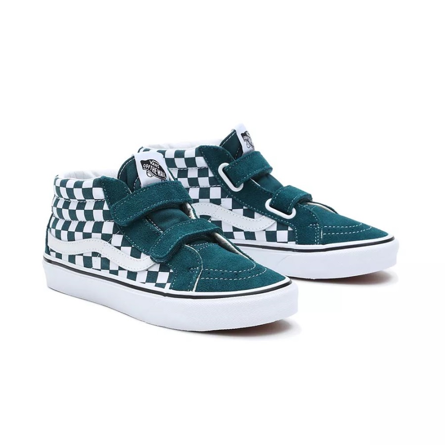 Chaussures Vans Junior Sk8-mid Reissue V (8-14 Ans) Bleu