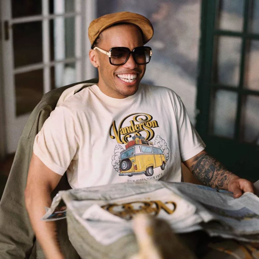 Vans X Anderson. Tee Shirt Paak Vanderson Beige