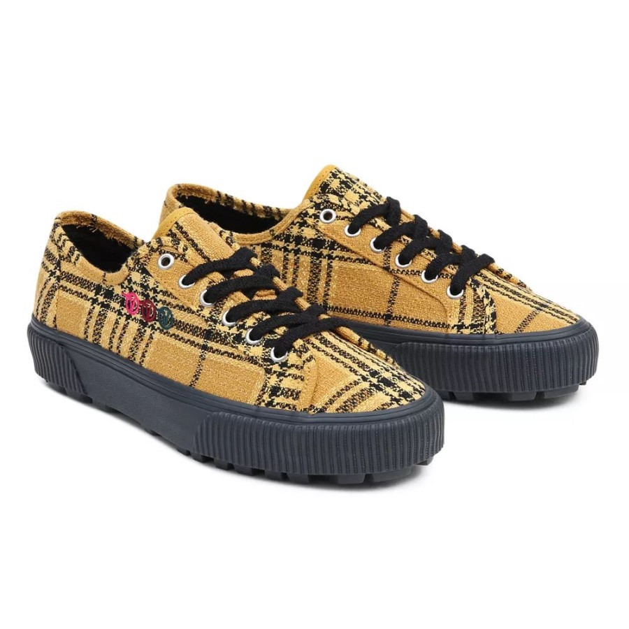 Vans X Curren X Knost Delridge Sf Chaussures Jaune
