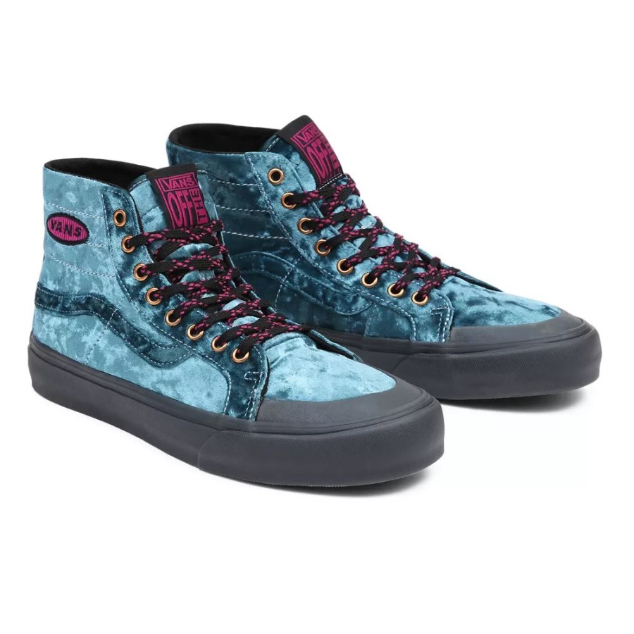 Vans X Curren X Knost Sk8-hi 138 Decon Vr3 Sf Chaussures Bleu