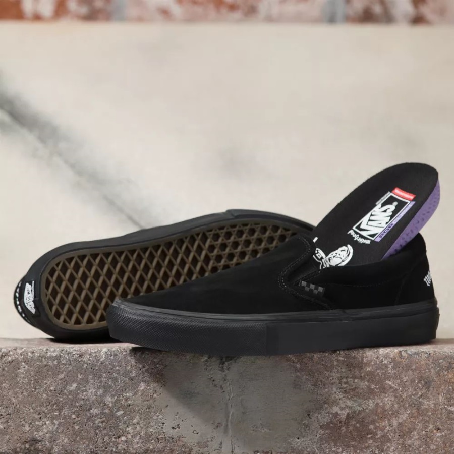 Vans X Motorhead Chaussures De Skate Sans Lacets Noir