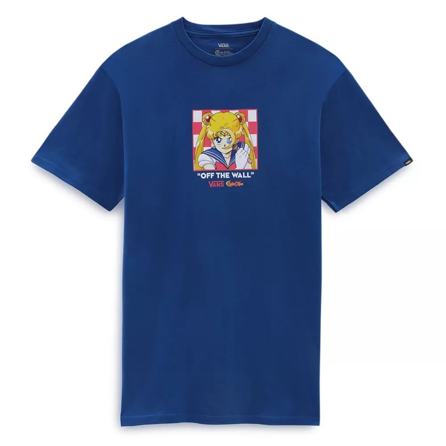 Vans X Pretty Guardian Sailor Moon T-shirt Graphique Bleu
