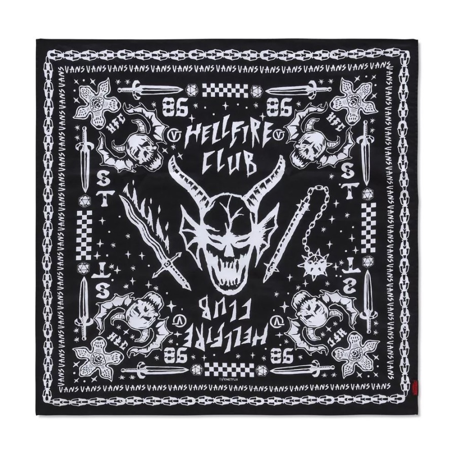 Vans X Choses étranges Hfc Bandana Noir