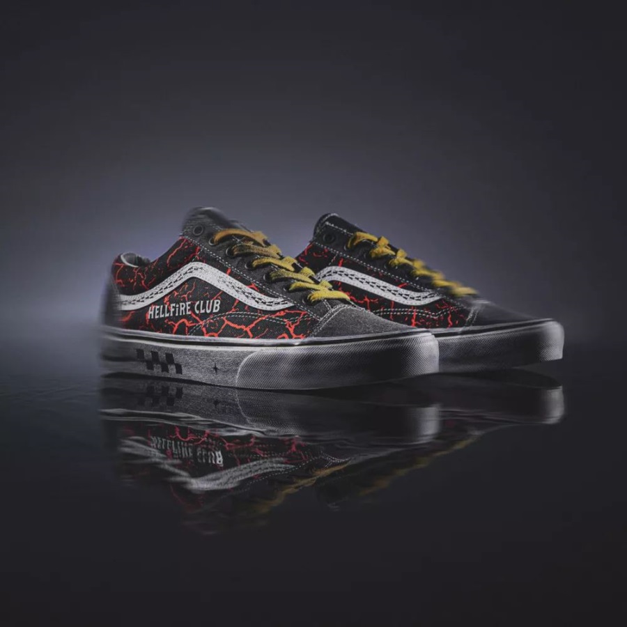 Chaussures Vans X étranger Choses Style 36 Noir-rouge