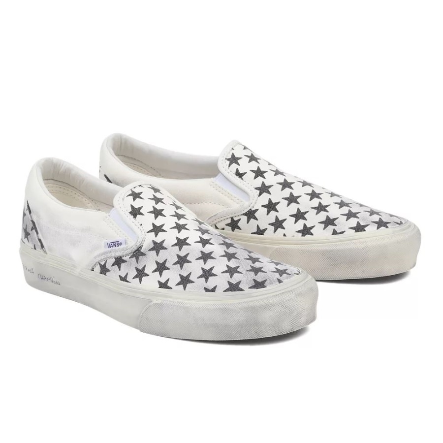 Voûte Par Vans X Bianca Chandôn Chaussures à Enfiler Classiques Blanc