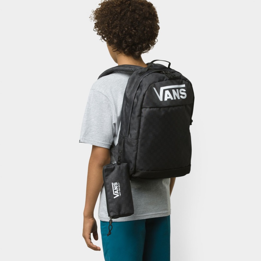 Vans Skool Sac à Dos Enfant Noir-anthracite