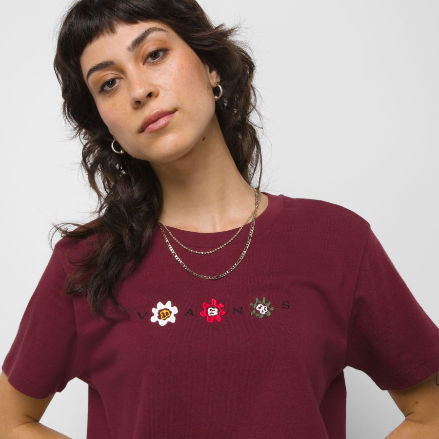 Vans Anaheim Floral Bff Tee Fauve Port