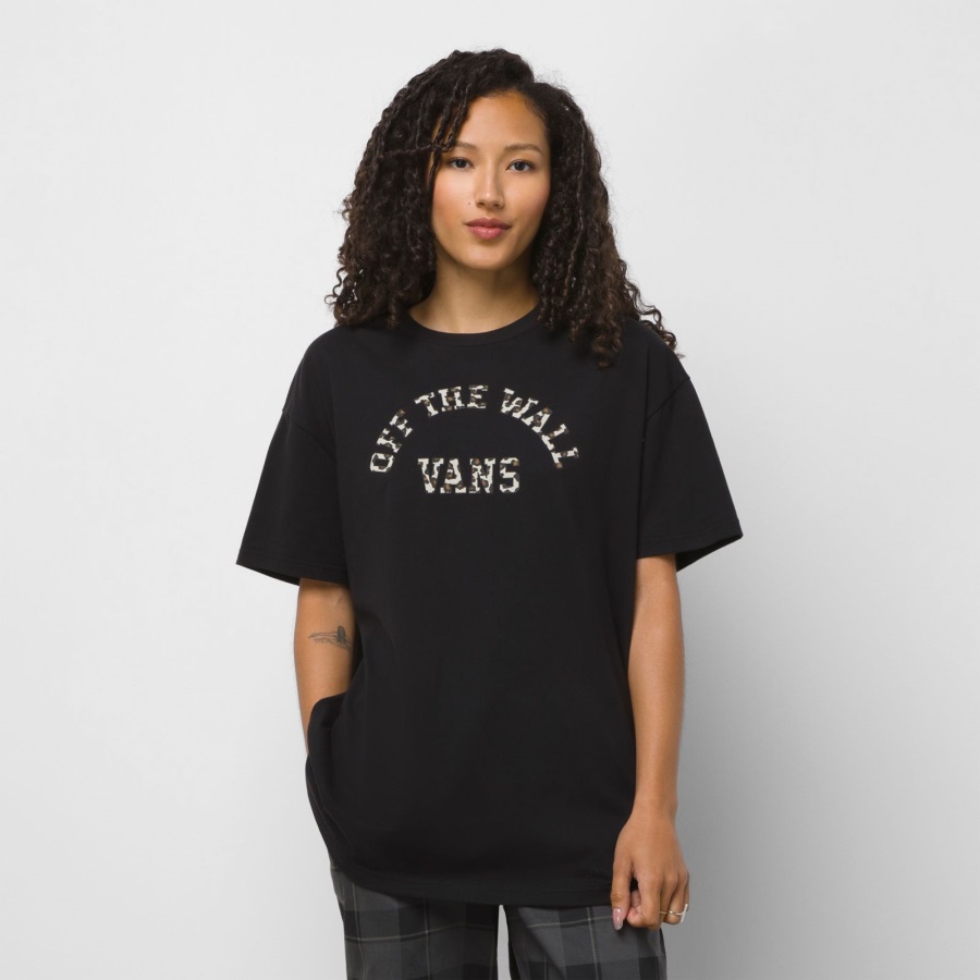 Vans Animal Mix T-shirt Oversize Noir