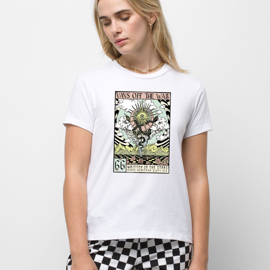 Vans Arcana Ss Crew Tee Blanc