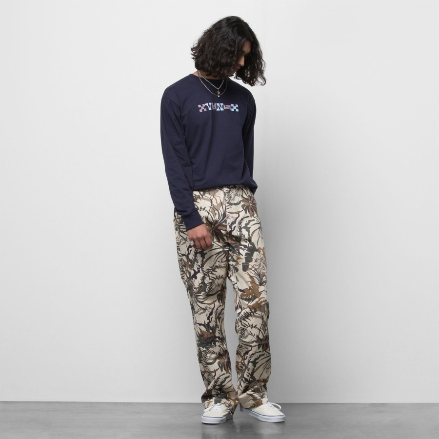 Vans Authentique Pantalon Chino Ample à Double Genou Avoine