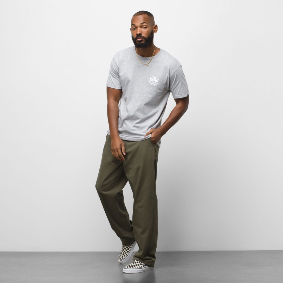 Vans Authentique Pantalon Chino Ample Feuille De Raisin Hommes