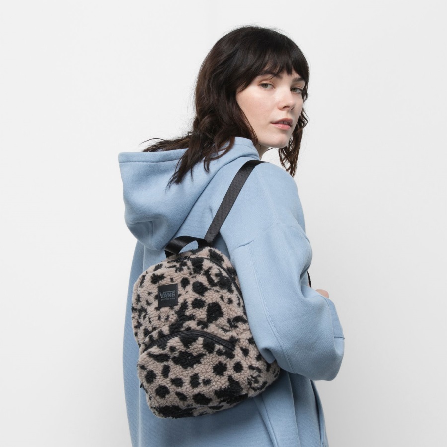 Vans Petit Sac à Dos Mouton Noir Cobblestone-noir