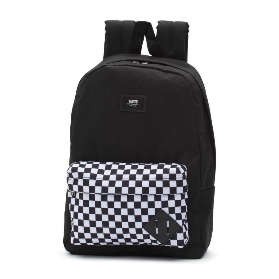Vans Boys New Skool Sac à Dos Noir à Carreaux