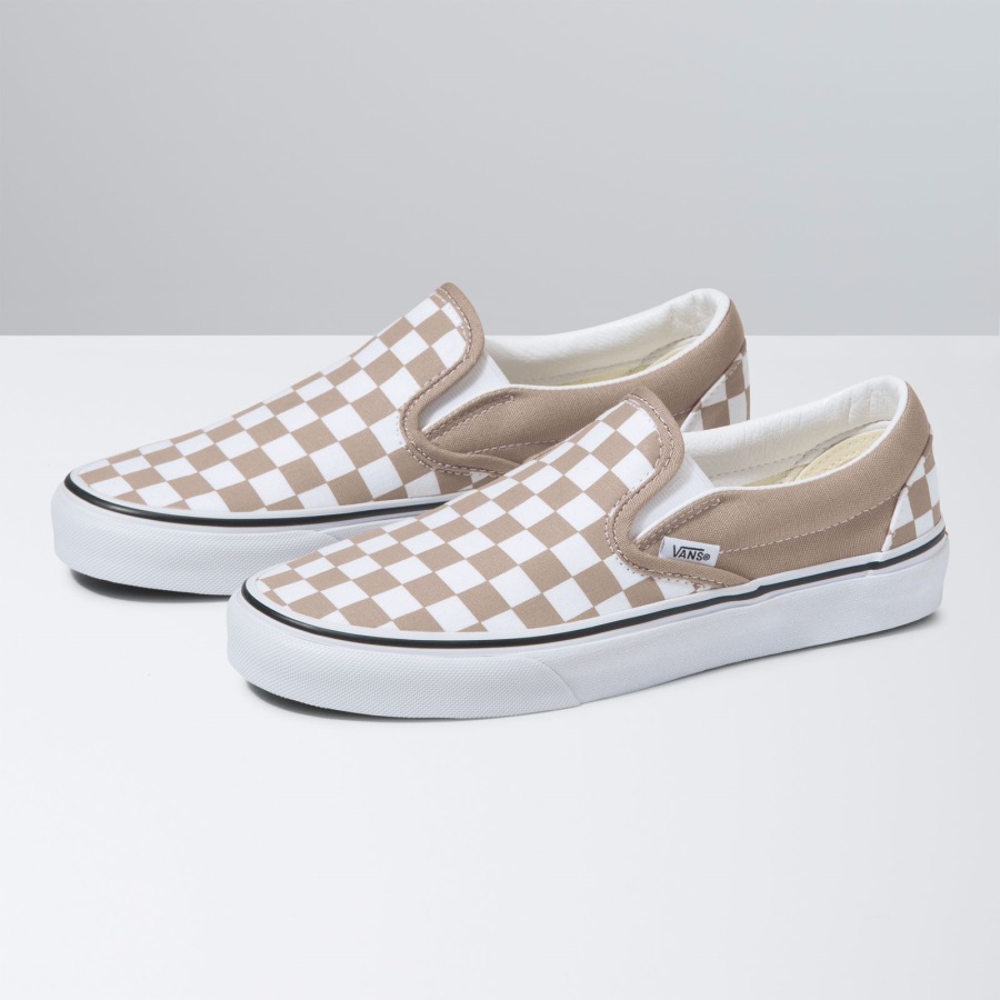 Vans Checkerboard Classic Slip-on Etherea-true White