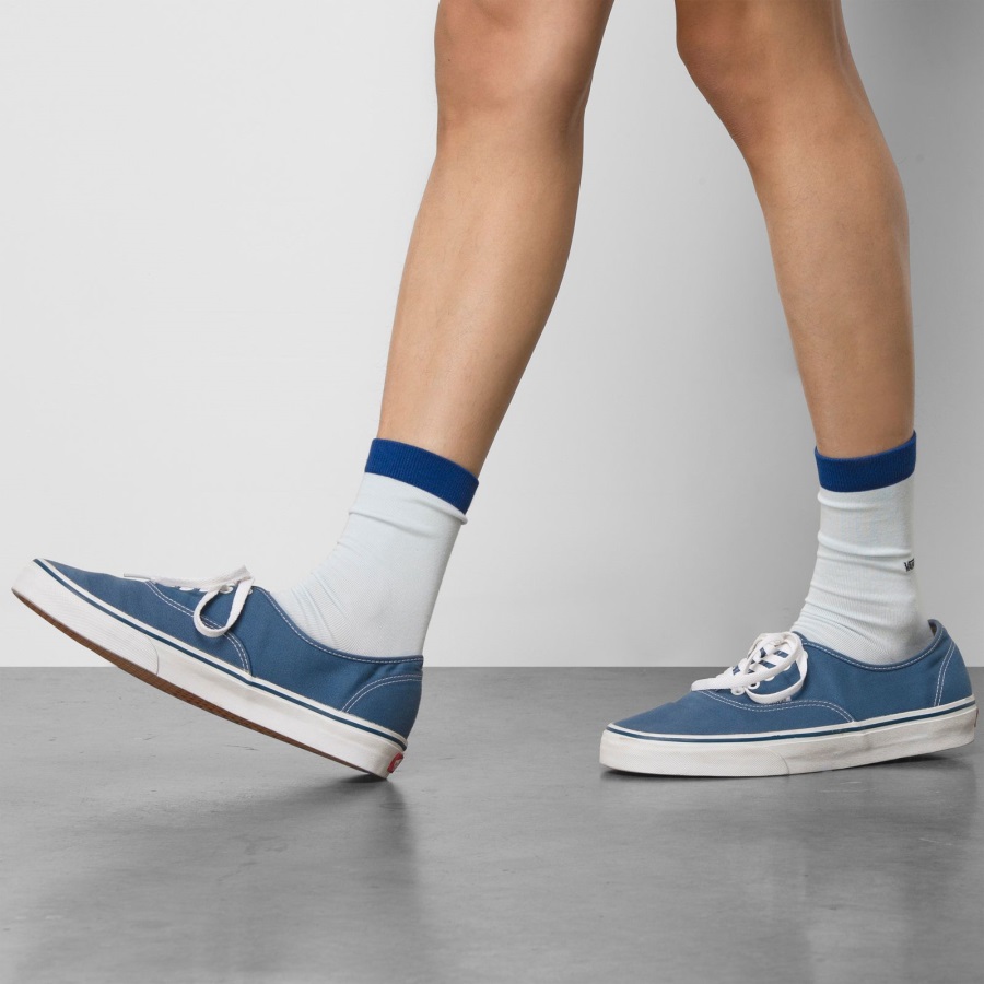 Vans Classic 3/4 Crew Chaussette Taille 9.5-13 Ballade Bleu