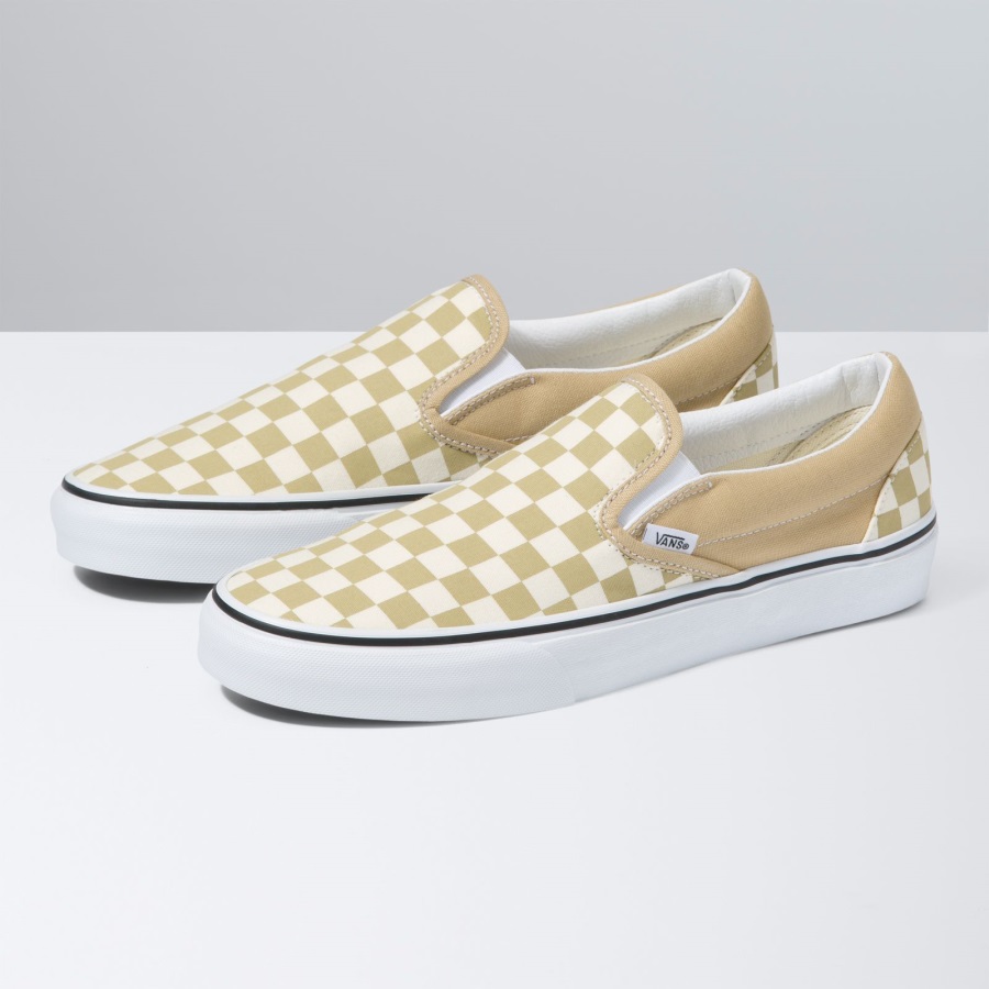 Vans Classic Slip-on Damier Taos Taupe