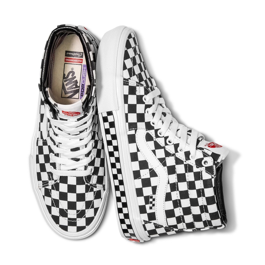 Vans Customs Damier Skate Sk8-hi