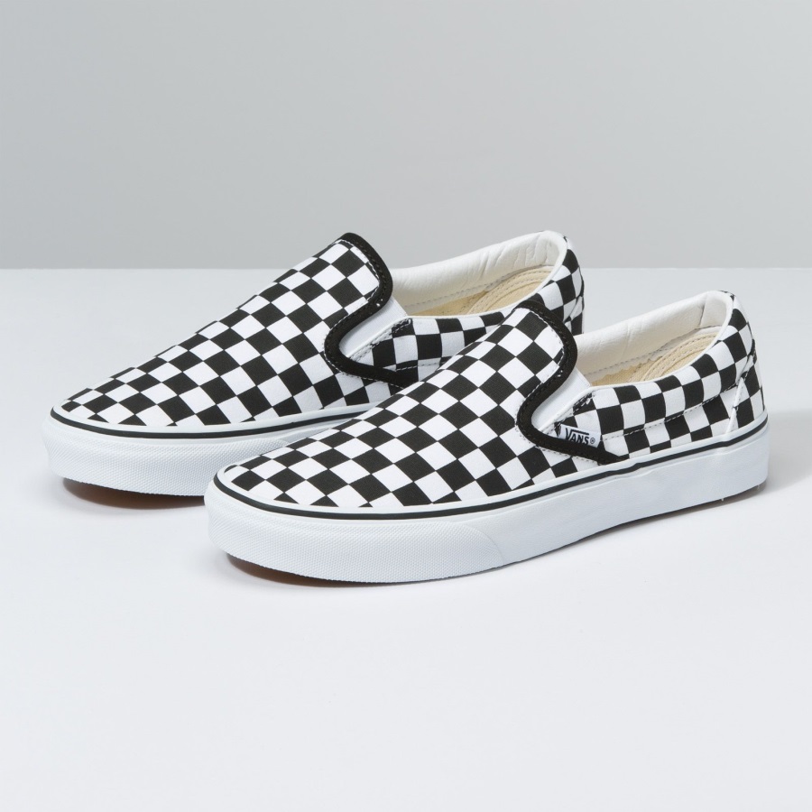 Vans Customs Damier Slip-on Large