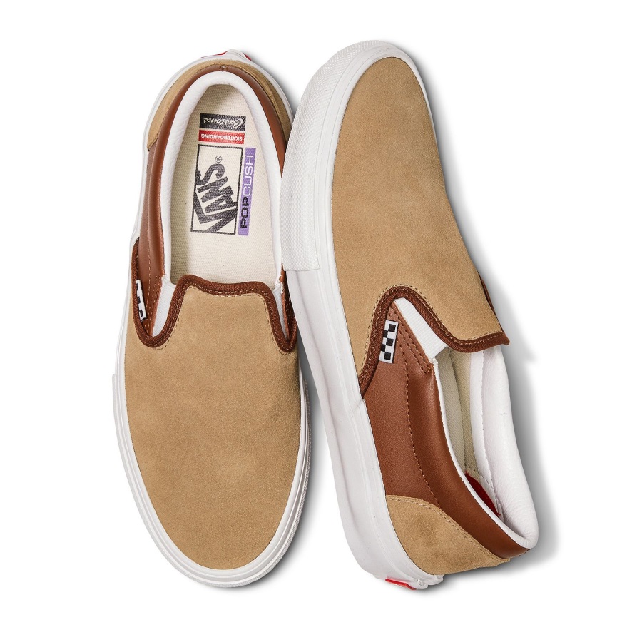 Vans Customs Cornstalk Daim Skate Slip-on