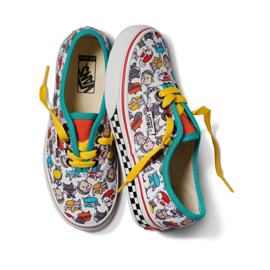 Vans Customs Enfants Macaron Authentique