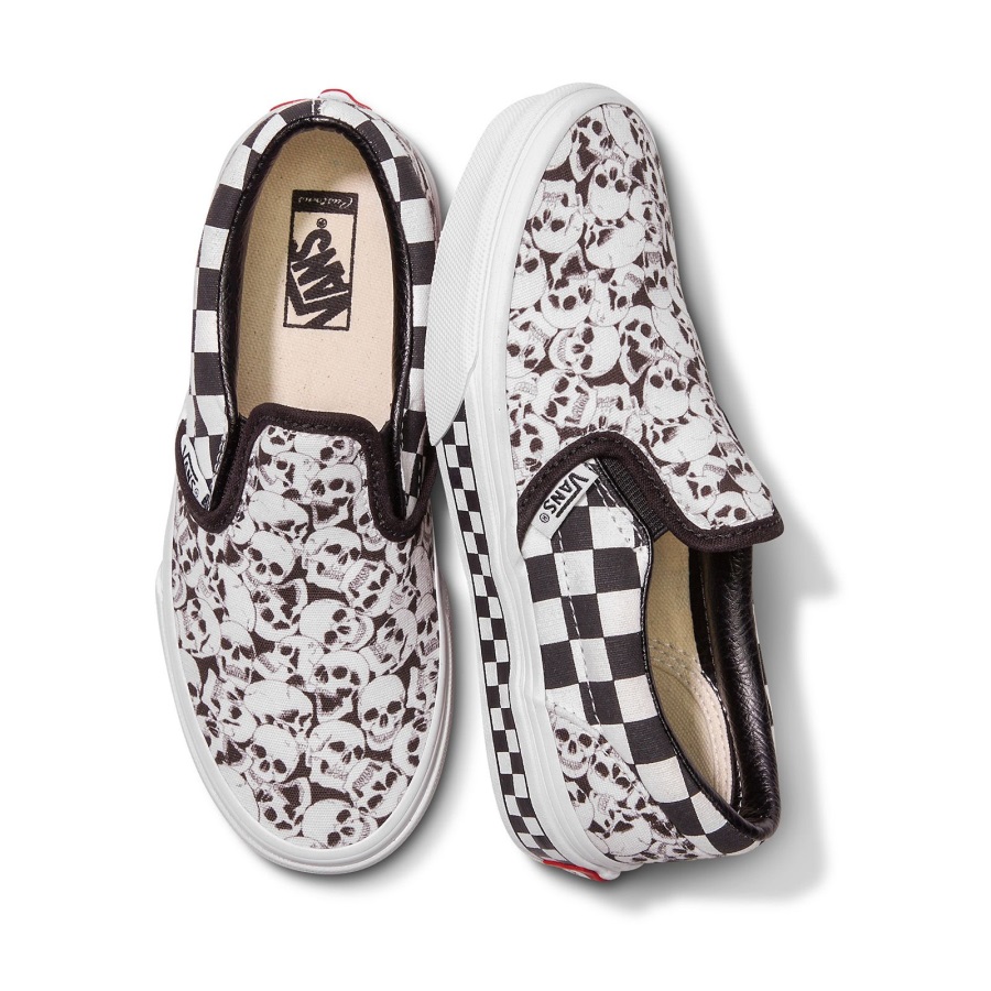 Vans Customs Enfants Crânes Slip-on