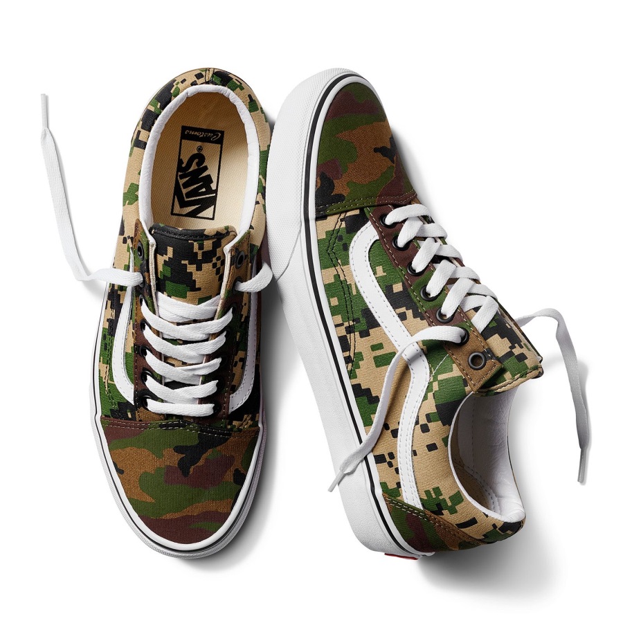 Vans Customs Pixel Camo Old Skool