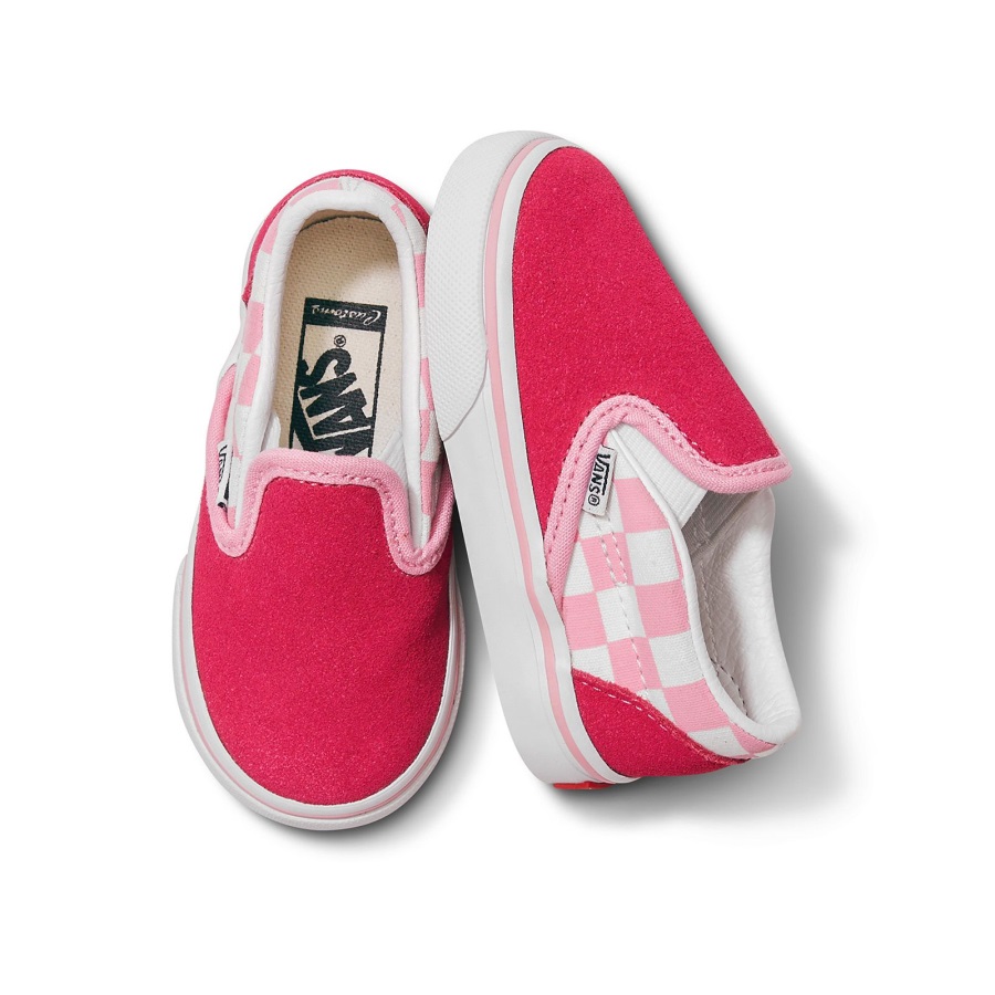 Vans Customs Bambin Rose Slip-on