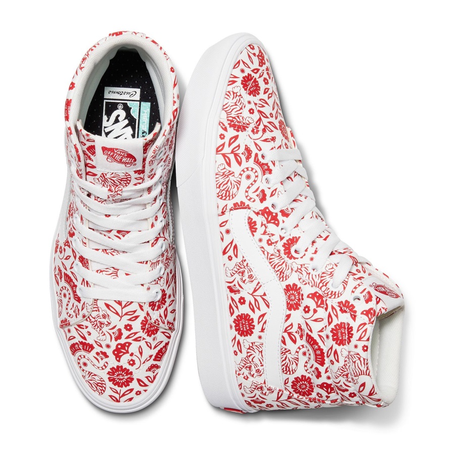 Vans Douanes Année Du Tigre Comfycush Sk8-hi