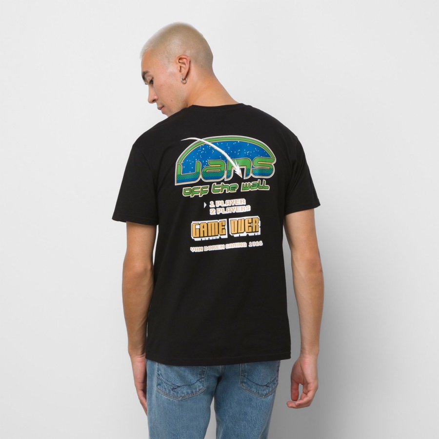 Vans T-shirt Digitalement Gratuit Noir