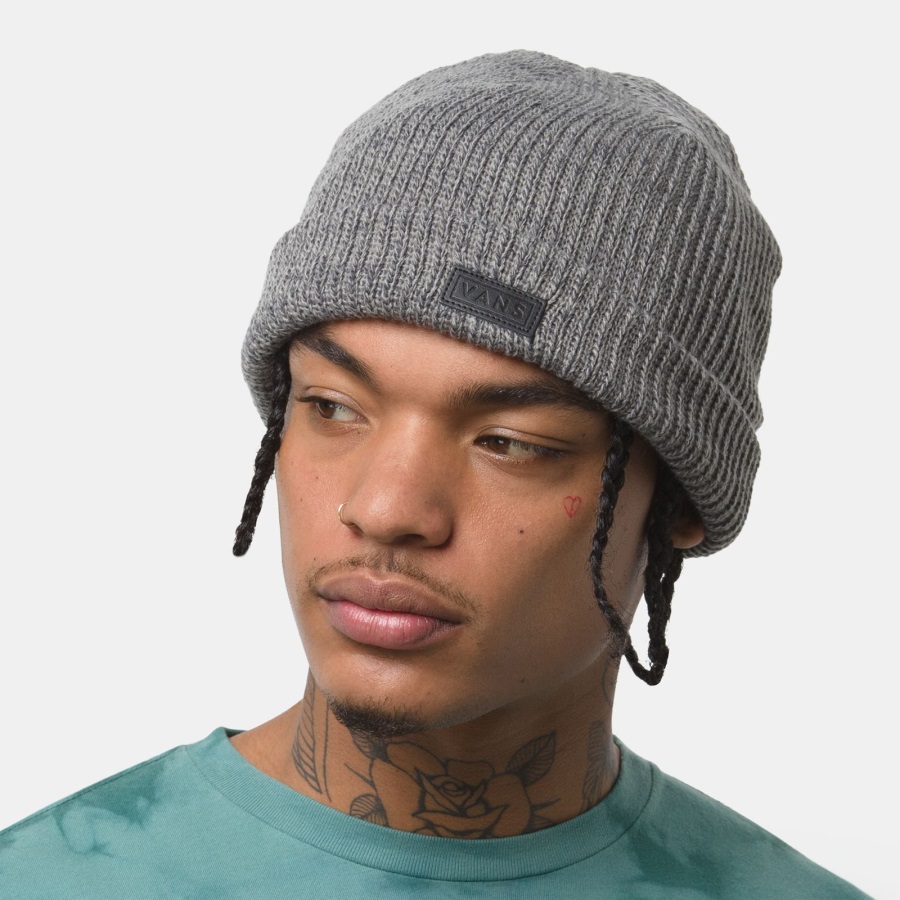Vans Easy Box Cuff Bonnet Frost Gris-asphalte