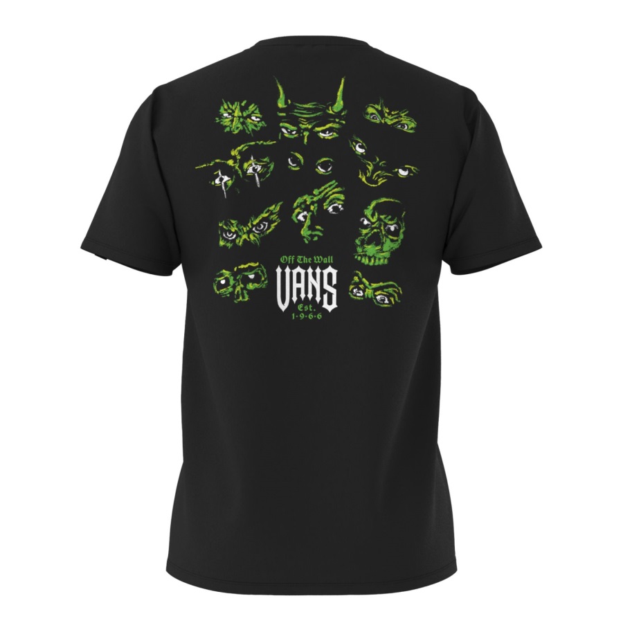 Tee Shirt Vans Yeux Dans Le Noir Noir