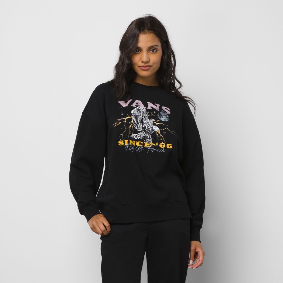 Vans Fli High Slouchy Pull Crew Noir