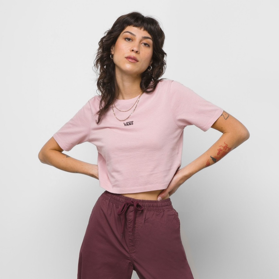 Vans Volant V Crop Crew Sport T-shirt Zéphyr