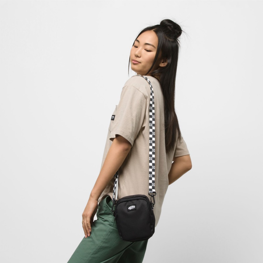 Vans Go Getter Sac à Bandoulière Noir-noir-blanc