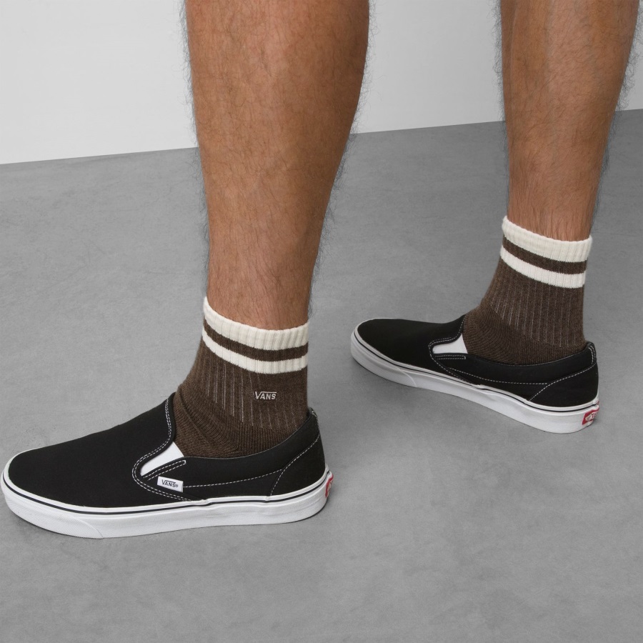 Vans Half Crew Chaussette Taille 9.5-13 Demitasse
