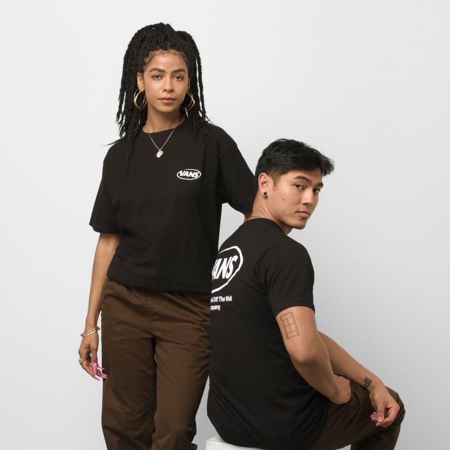 T-shirt Vans Hi Def Commercial Noir