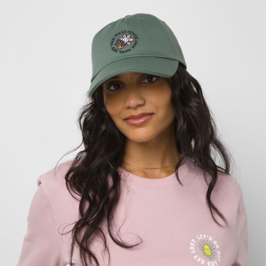 Vans Chapeau Haut De Gamme Vert Canard