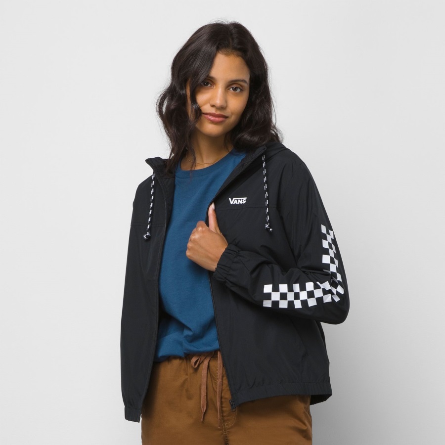 Vans Kastle Check Me Veste Coupe-vent Noir
