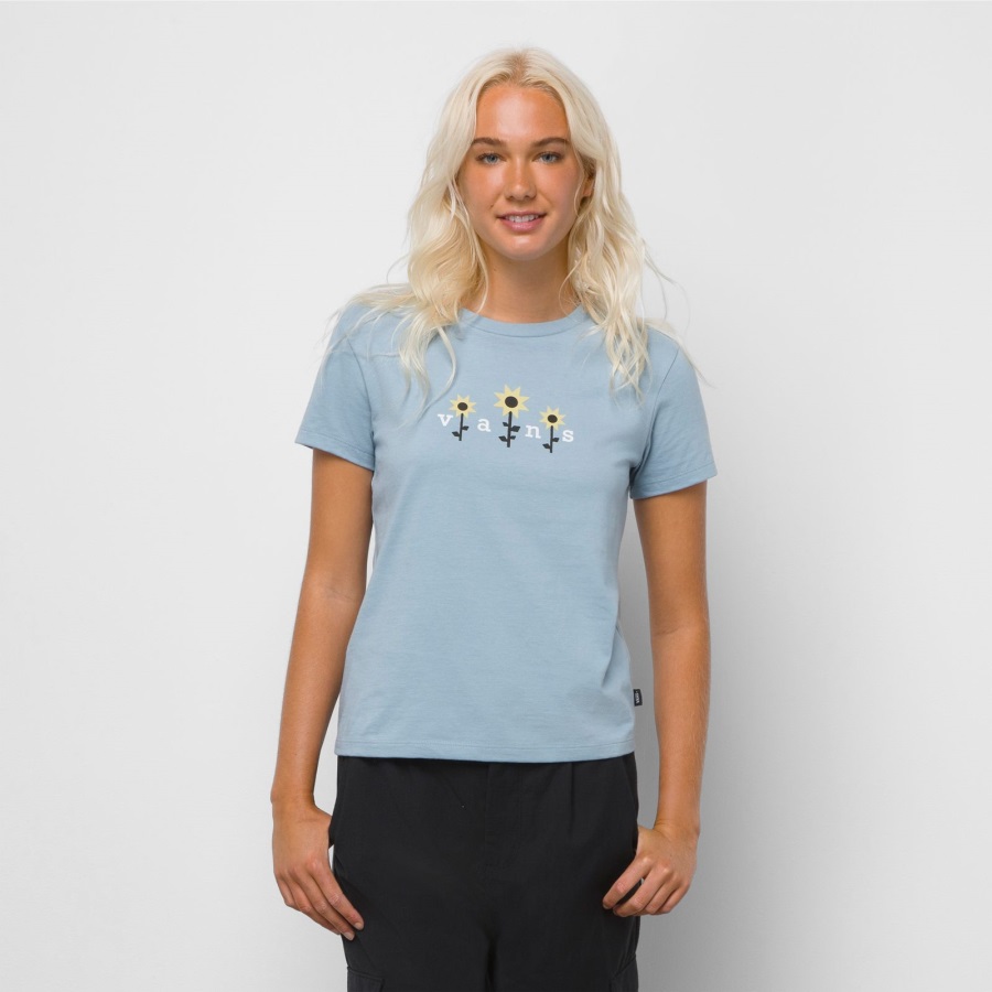 Vans Souvenir Crew Tee Ashley Bleu