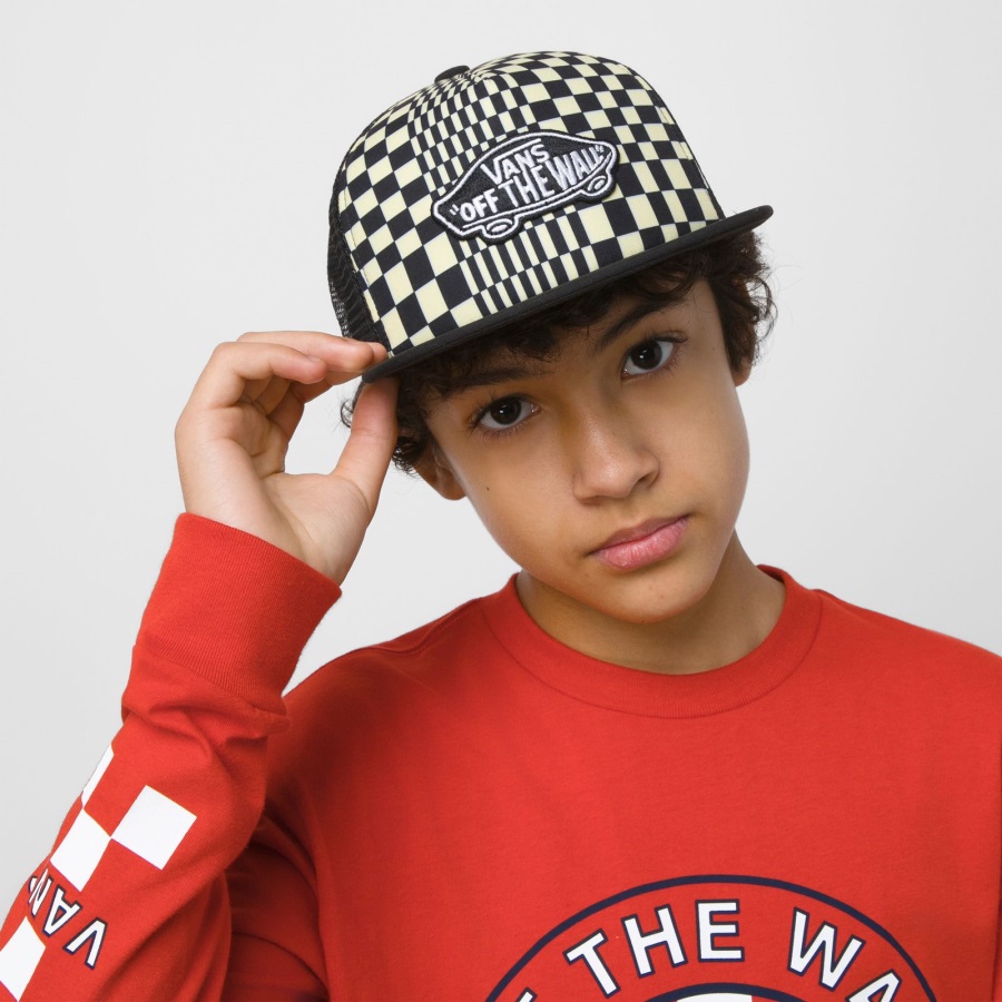 Vans Kids Classic Patch Trucker Plus Chapeau Banane Pâle