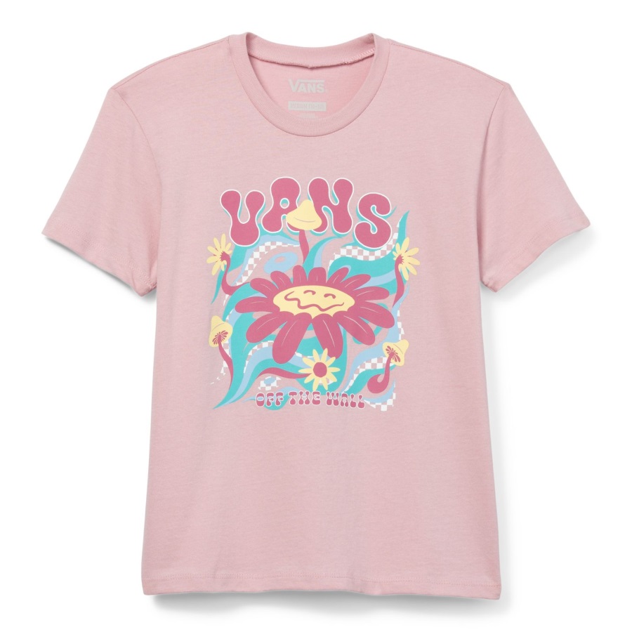 Vans Kids Feelin Groovy T-shirt Vans Cool Rose