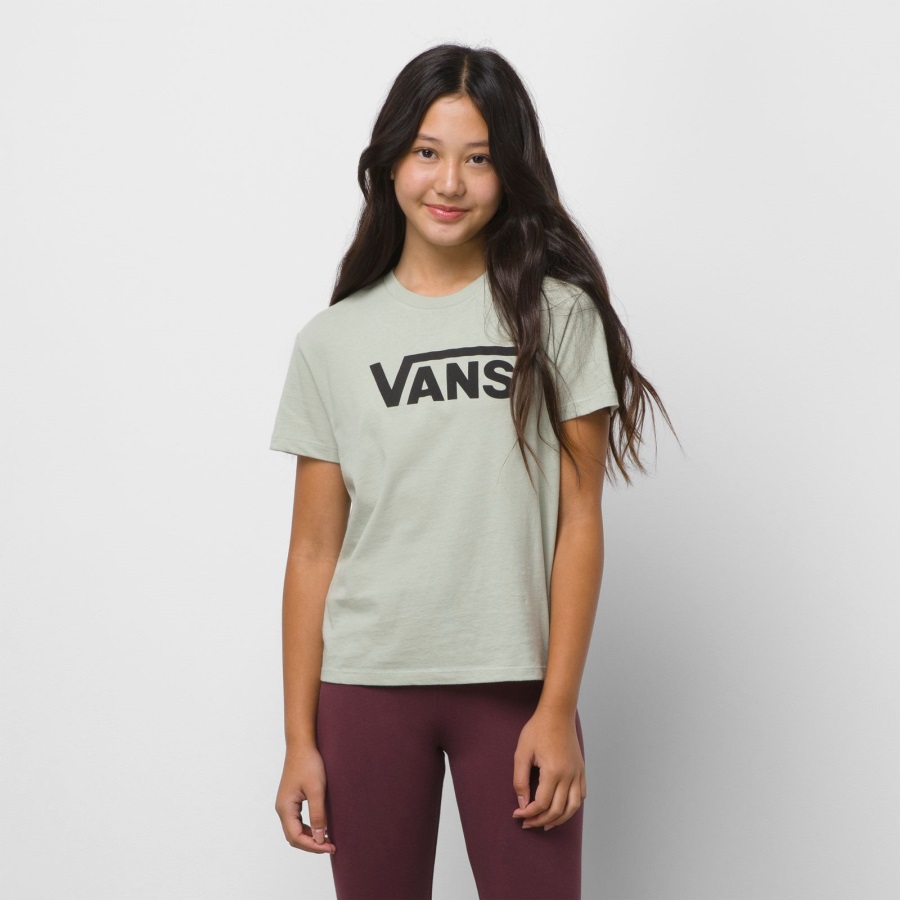 Vans Kids Flying V Crew Tee Desert Sage
