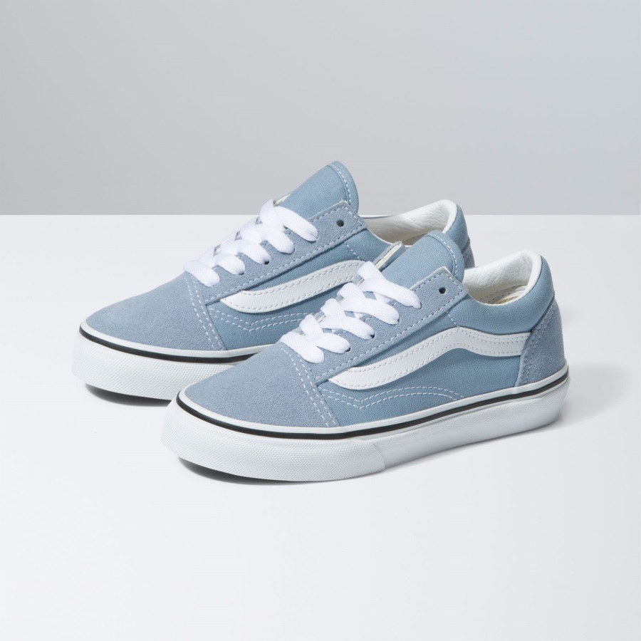 Vans Kids Old Skool Théorie Des Couleurs Ashley Blue