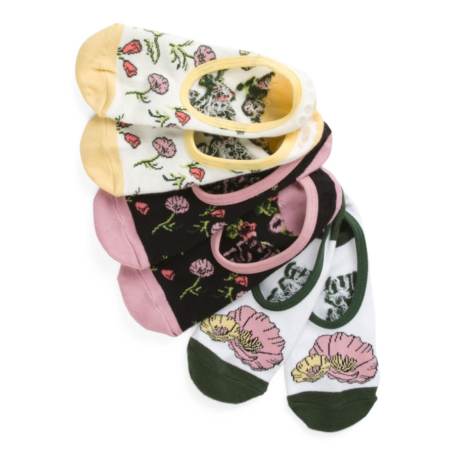 Vans Enfants Poppy Ditsy Canoodle Chaussettes 3 Pack 1-6 Lilas