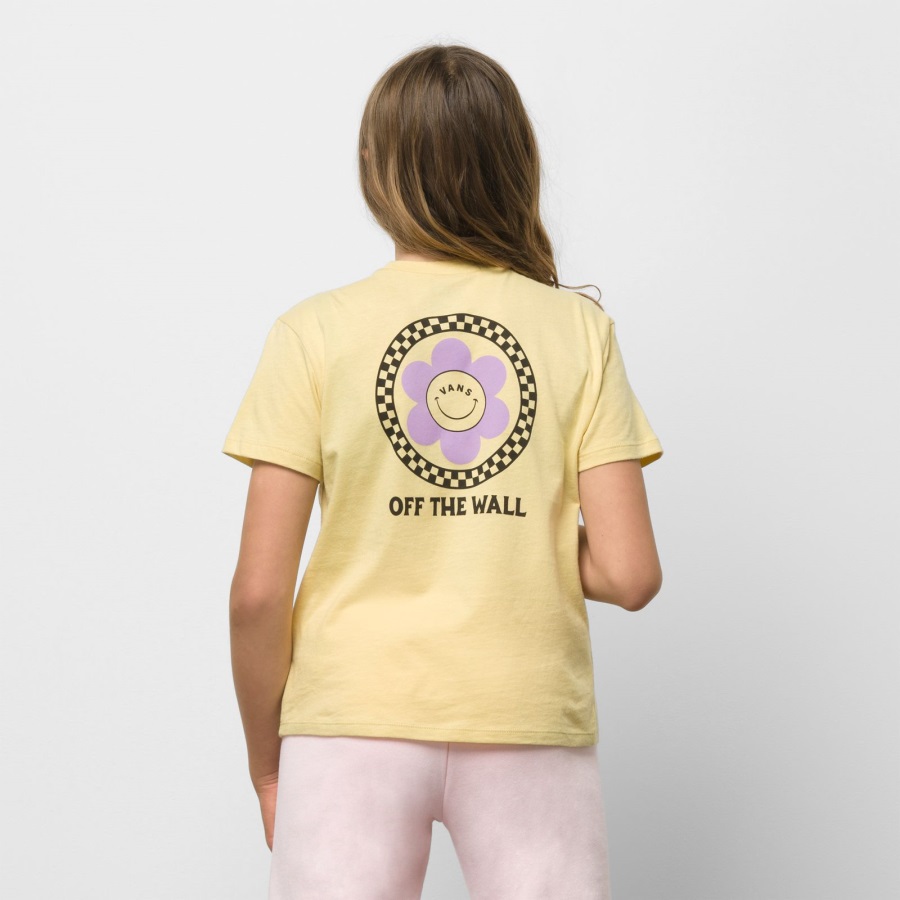 Vans Kids Radically Happy Crew Tee Raphia