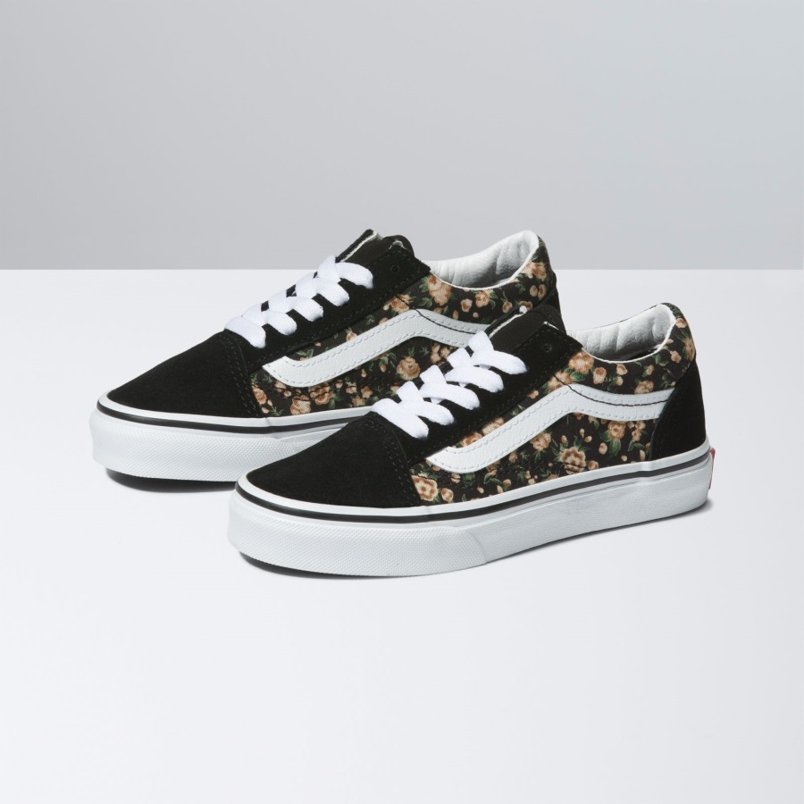 Vans Kids Rose Dream Old Skool Noir-blanc