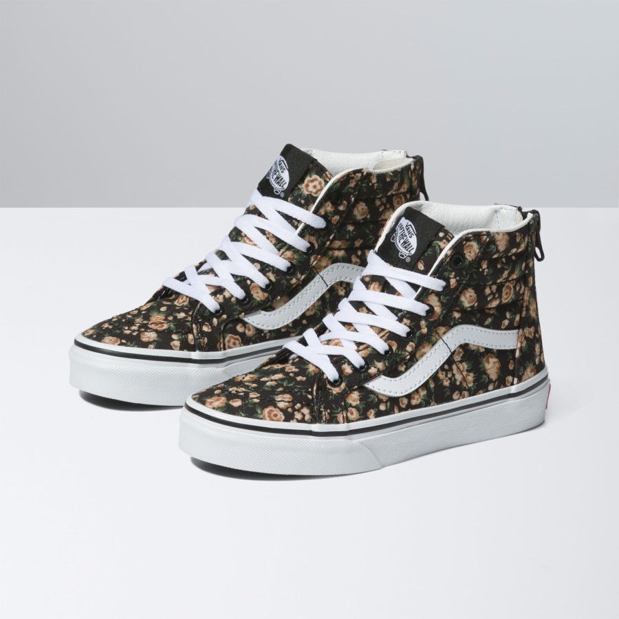 Vans Kids Rose Dream Sk8-hi Zip Noir-blanc