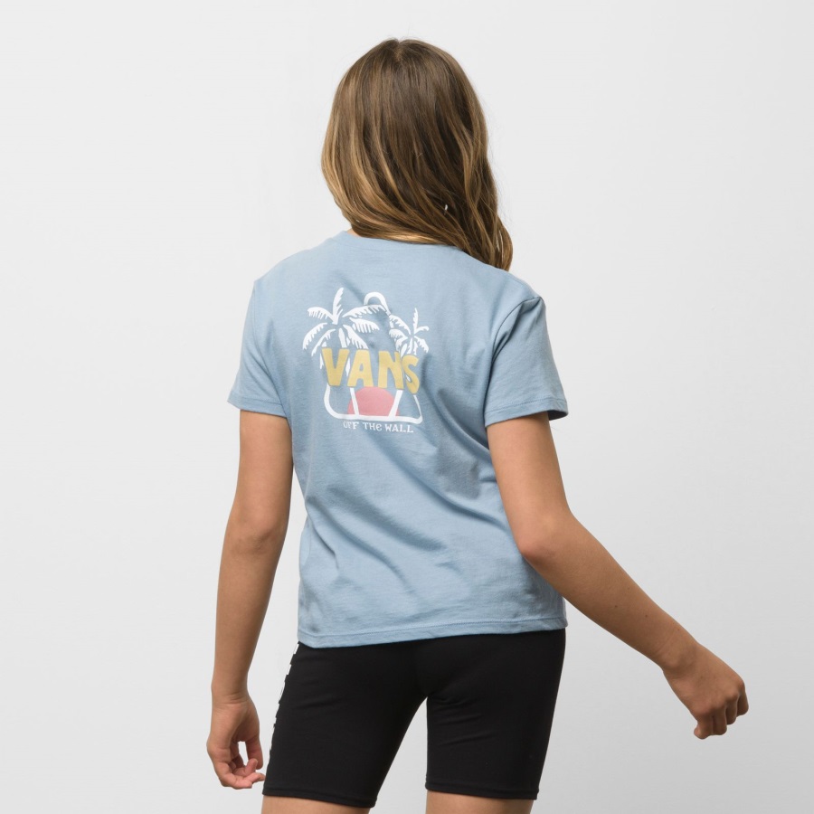 Vans Kids Santos Crew Tee Ashley Bleu