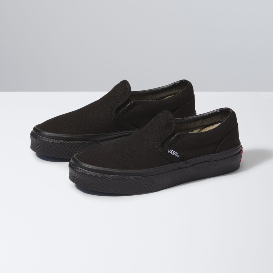 Vans Enfants Slip-on Noir-noir