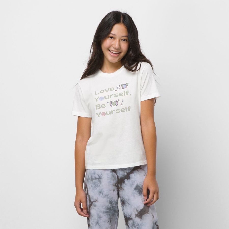 Vans Enfants équipe Bien-être Crew Tee Guimauve